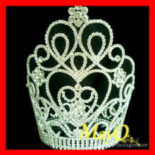 Large tall crystal pageant crowns